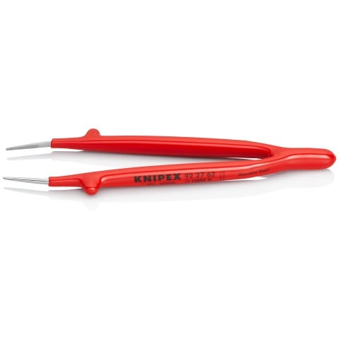 Stainless Steel Gripping Tweezers-Pointed Tips-1000V Insulated | 92 27 62