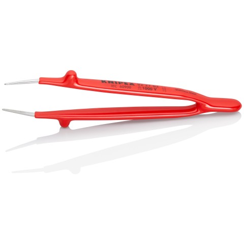 Stainless Steel Gripping Tweezers-Pointed Tips-1000V Insulated 