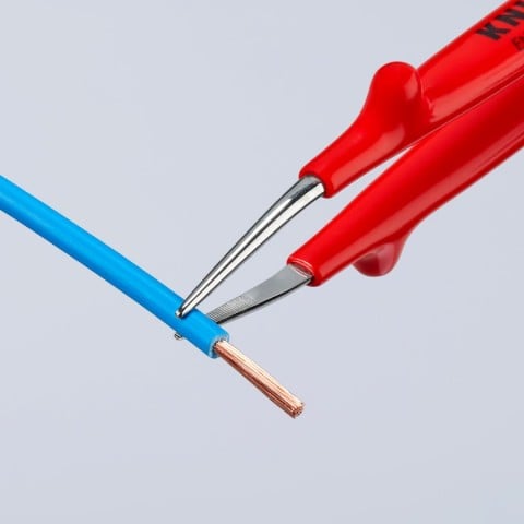 Stainless Steel Gripping Tweezers-Pointed Tips-1000V Insulated | 92 27 62