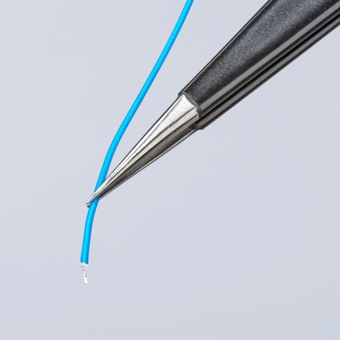 Stainless Steel Gripping Tweezers-Needle-Point Tips-ESD | 92 28 70 ESD