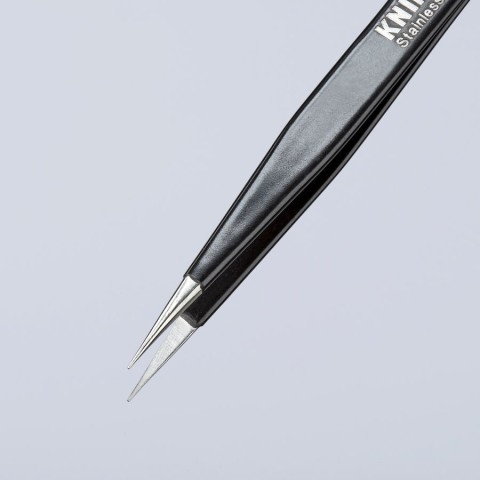 Stainless Steel Gripping Tweezers-Needle-Point Tips-ESD | 92 28 70 ESD