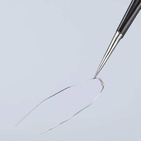 Stainless Steel Gripping Tweezers-Needle-Point Tips-ESD | 92 28 71 ESD