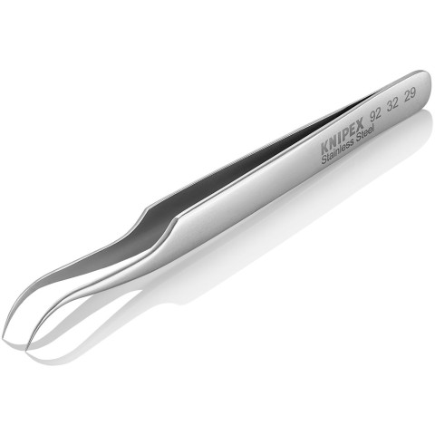 Stainless Steel Gripping Tweezers--35° Angled-Needle Point Tips