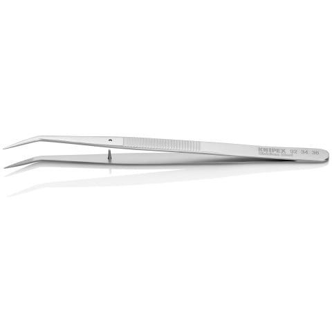 Stainless Steel Gripping Tweezers--25 °Angled-Pointed Tips | 92 34 36