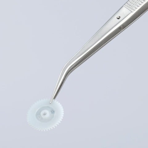 Stainless Steel Gripping Tweezers--25 °Angled-Pointed Tips | 92 34 36