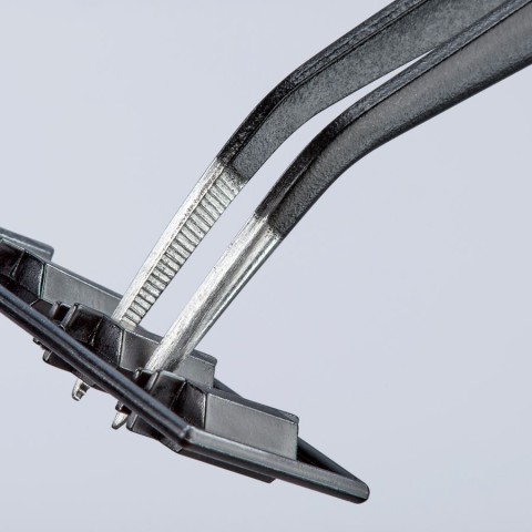 Steel Gripping Tweezers--25° Angled-Pointed Tips | 92 34 37