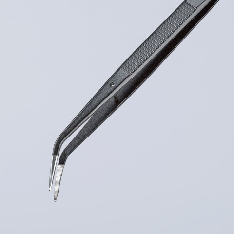 Steel Gripping Tweezers--25° Angled-Pointed Tips | 92 34 37