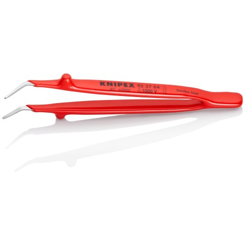 Stainless Steel GrippingTweezers--30°Angled-1000V Insulated | 92 37 64