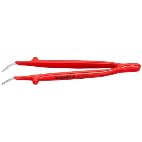 Stainless Steel GrippingTweezers--30°Angled-1000V Insulated | 92 37 64