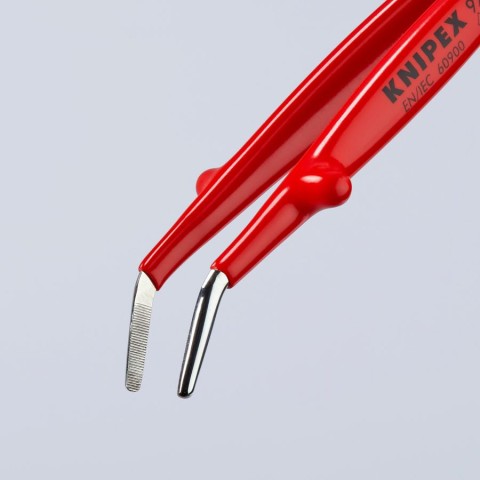 Stainless Steel Gripping-30°Angled Tweezers-1000V Insulated | 92 47 01