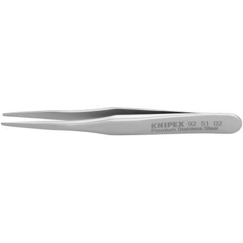 Premium Stainless Steel Gripping Tweezers-Blunt Tips | 92 51 02