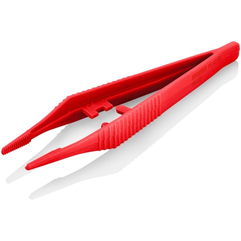 Plastic Gripping Tweezers-Blunt Tips | KNIPEX Tools
