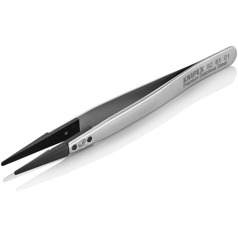 Premium Stainless Steel Gripping Tweezers-Replaceable Tips | 92 81 01