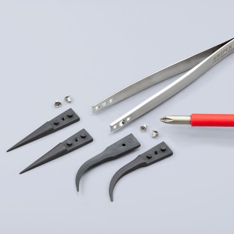 Premium Stainless Steel Gripping Tweezers-Pointed Tips | 92 81 05