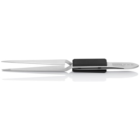 Stainless Steel Gripping Cross-Over Tweezers-Blunt Tips | 92 95 89