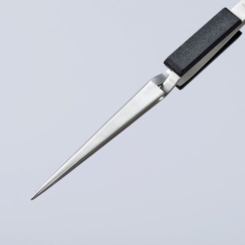 Stainless Steel Gripping Cross-Over Tweezers-Blunt Tips | 92 95 89