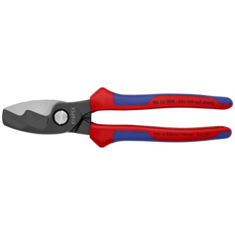Cable Shears-Twin Cutting Edges-1000V Insulated | KNIPEX Tools