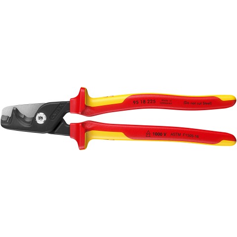 StepCut Cable Shears-1000V Insulated | KNIPEX Tools