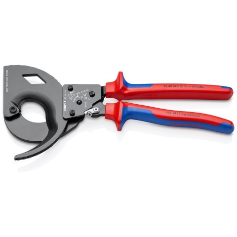 3 Stage Drive Ratcheting Cable Cutter | KNIPEX Tools