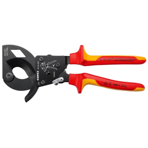 Ratcheting Cable Cutters-Telescopic Handles | KNIPEX Tools