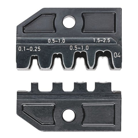 Crimping Die For Non-Insulated Open Plug-Type Connectors (Plug