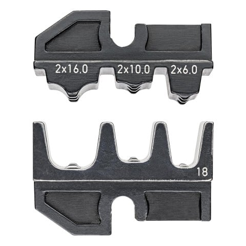 Crimping Die For Twin Ferrules for Two Flexible Conductors | 97 49 18