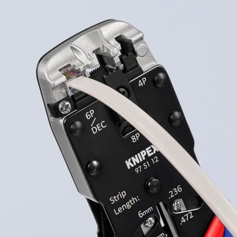 Crimping Pliers-For 4, 6 and 8 Pole Western Plug Type | 97 51 12
