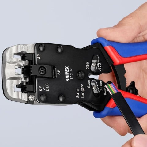 Crimping Pliers-For 4, 6 and 8 Pole Western Plug Type | 97 51 12