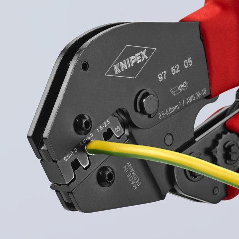 Crimping Pliers For Non-Insulated Open Plug-Type Connectors (Plug