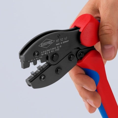 KNIPEX PreciForce® Crimping Pliers For MC4/MC4 EVO 2 | 97 52 42