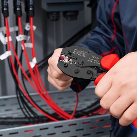 KNIPEX PreciForce® Crimping Pliers for MC4®/MC4® Evo 2 | 97 52 42 6