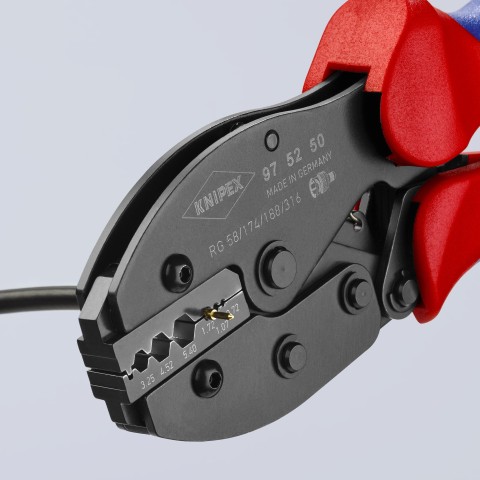 KNIPEX PreciForce® Crimping Pliers For COAX, BNC and TNC