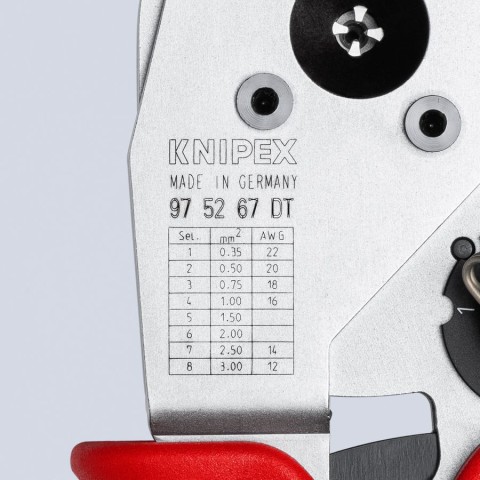 Crimping Pliers - Four-Mandrel For DT Contacts | KNIPEX Tools