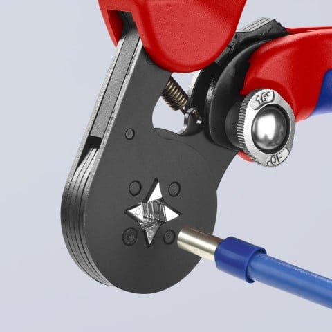Self-Adjusting Crimping Pliers For Wire Ferrules | 97 53 04