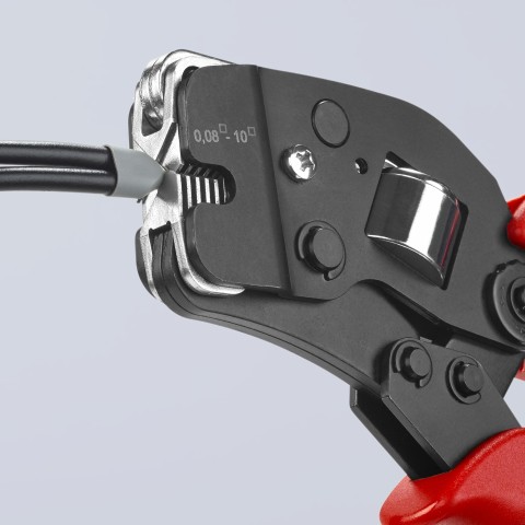 Self-Adjusting Crimping Pliers For Wire Ferrules | KNIPEX Tools