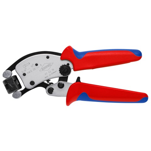 KNIPEX Twistor® T Self-Adjusting Crimping Pliers for Wire Ferrules