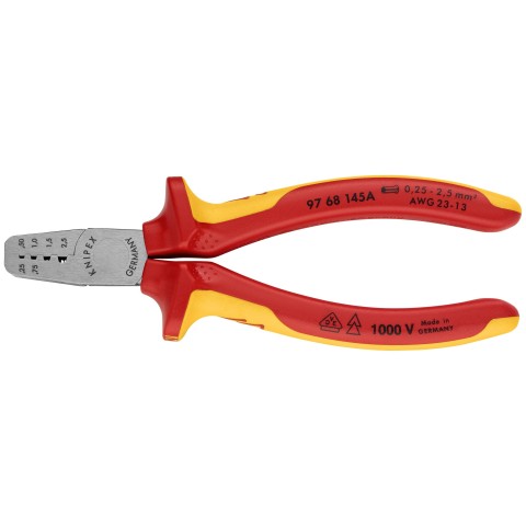 Crimping Pliers for Wire Ferrules | KNIPEX Tools
