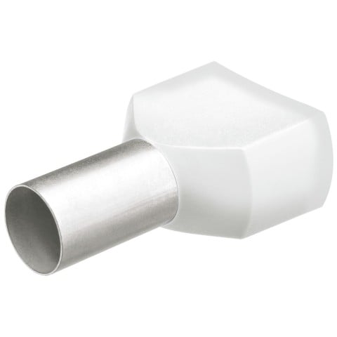 20 AWG (0.5 mm²) Twin Wire End Ferrule With Collar | 97 99 370