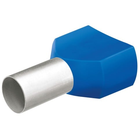 14 AWG (2.5 mm²) Twin Wire End Ferrule With Collar | 97 99 374