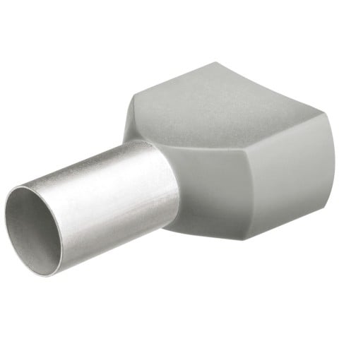 12 AWG (4.0 mm²) Twin Wire End Ferrule With Collar | 97 99 375