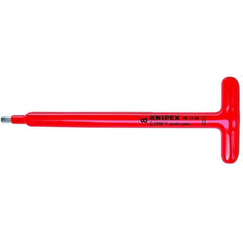 T-Handle for Hexagon Socket Screws-1000V Insulated | KNIPEX Tools