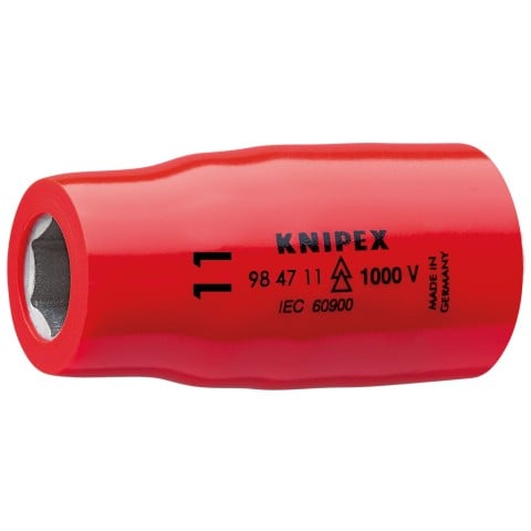1/2" Drive Hex Socket-1000V Insulated, 11 mm | 98 47 11