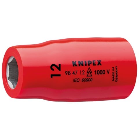 1/2" Drive 12 mm Hex Socket-1000V Insulated | 98 47 12