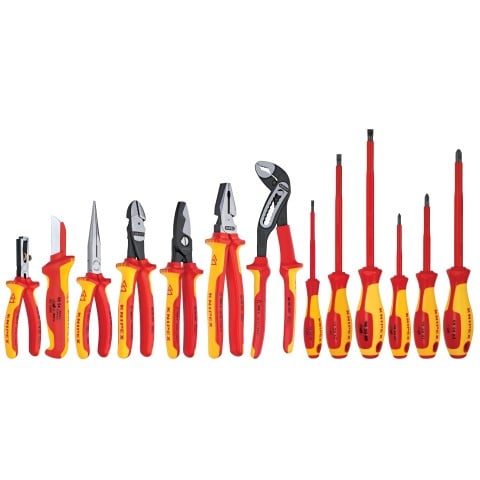 13 Pc Electricians Set In Tool Roll-1000V Insulated | 9K 00 80 03 US