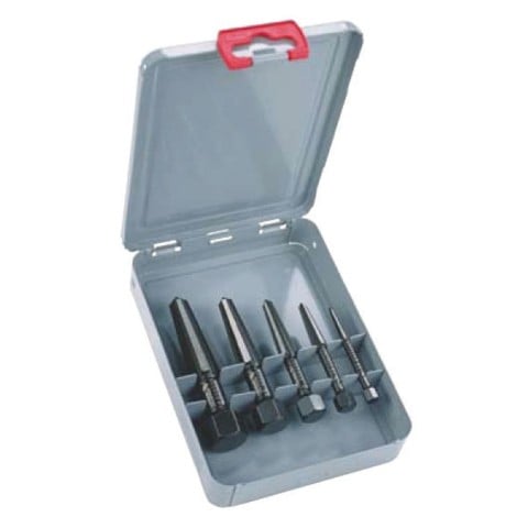 Screw Extractor Double Edged Set 5 Parts (Size 1-5 In Metal Case) | 9R 471 901 3