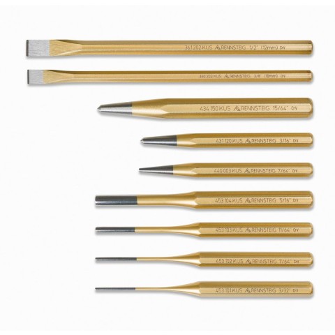 9 Pc Punch and Chisel Set | KNIPEX Tools