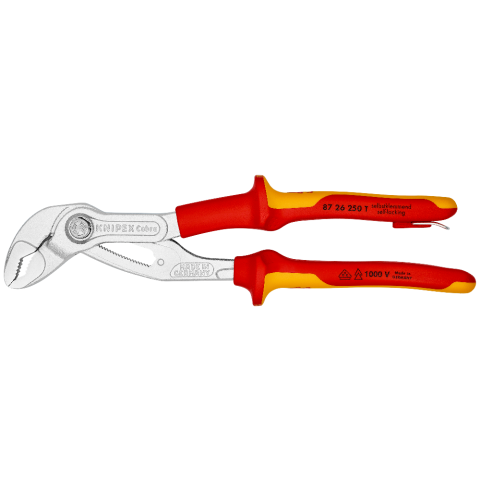 KNIPEX 87 03 180 Cobra Hightech-waterpomptang met anti-slip kunststof