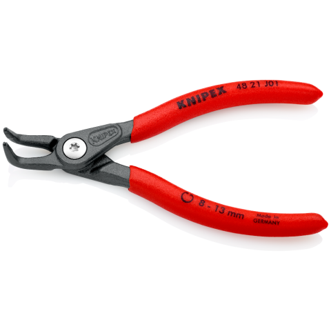 KNIPEX 48 21 J01 Präzisions-Sicherungsringzange für Innenringe in Bohrungen