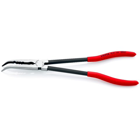 Long Reach Needle Nose Pliers With transverse profiles | KNIPEX