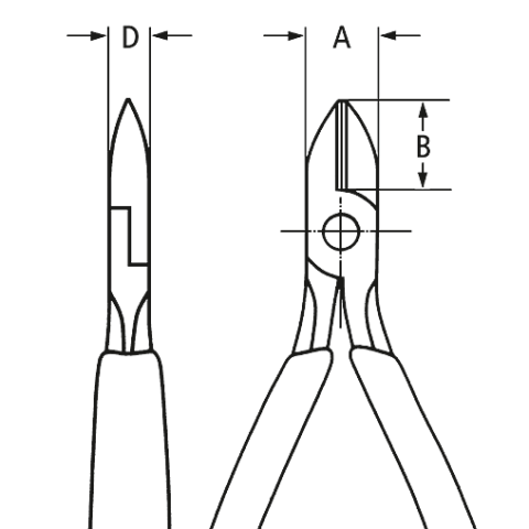 NWS Seitenschneider 022-OW-72-110 – Präzisions-Seitenschneider Mit Induktiv Gehärteter Schneide Für Feinste Drähte